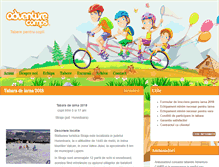 Tablet Screenshot of adventurecamps.ro